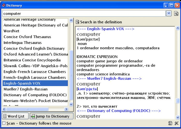 Download spanish dictionary for pc